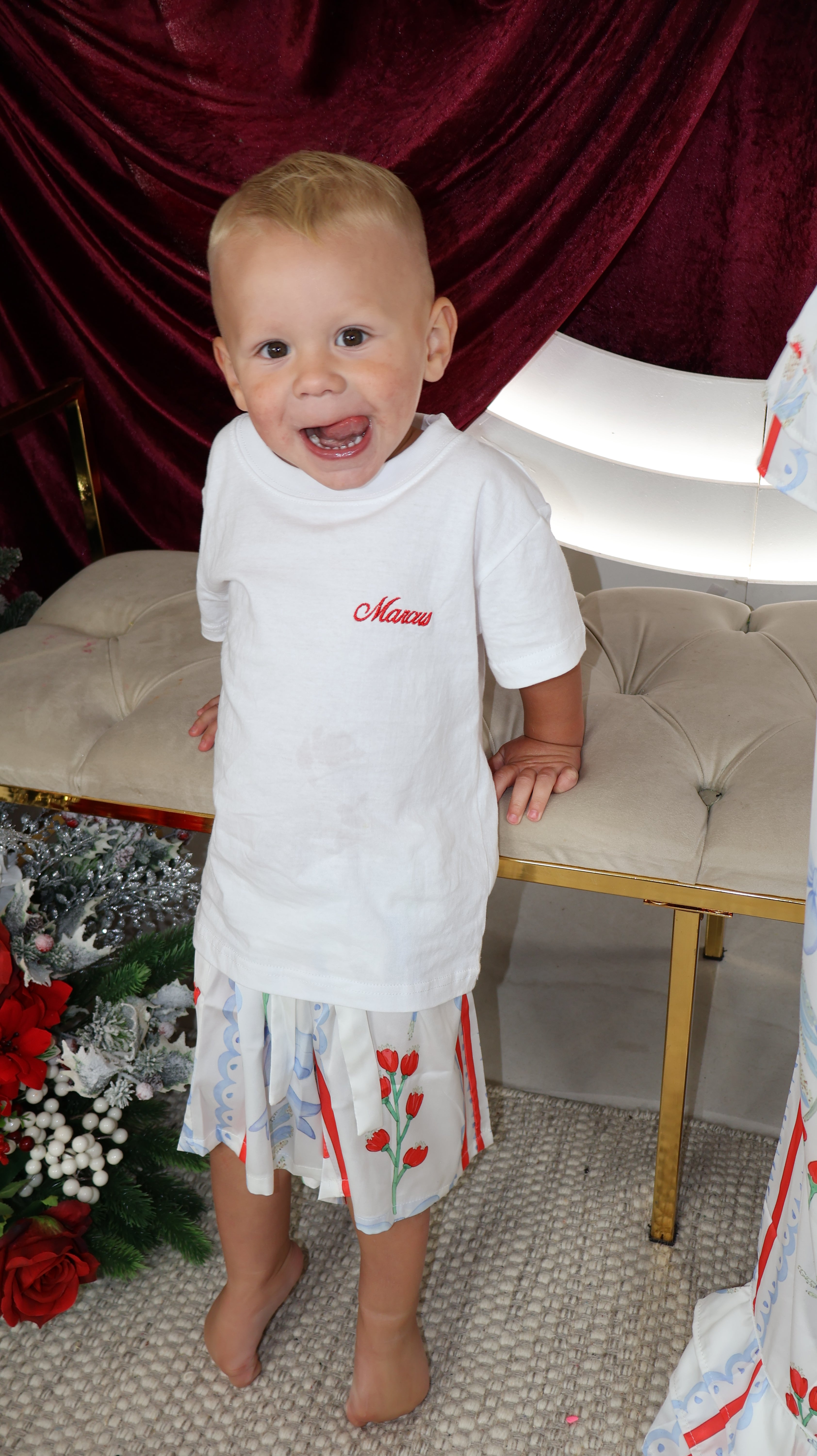 Jolie Beau Boys Shorts Set