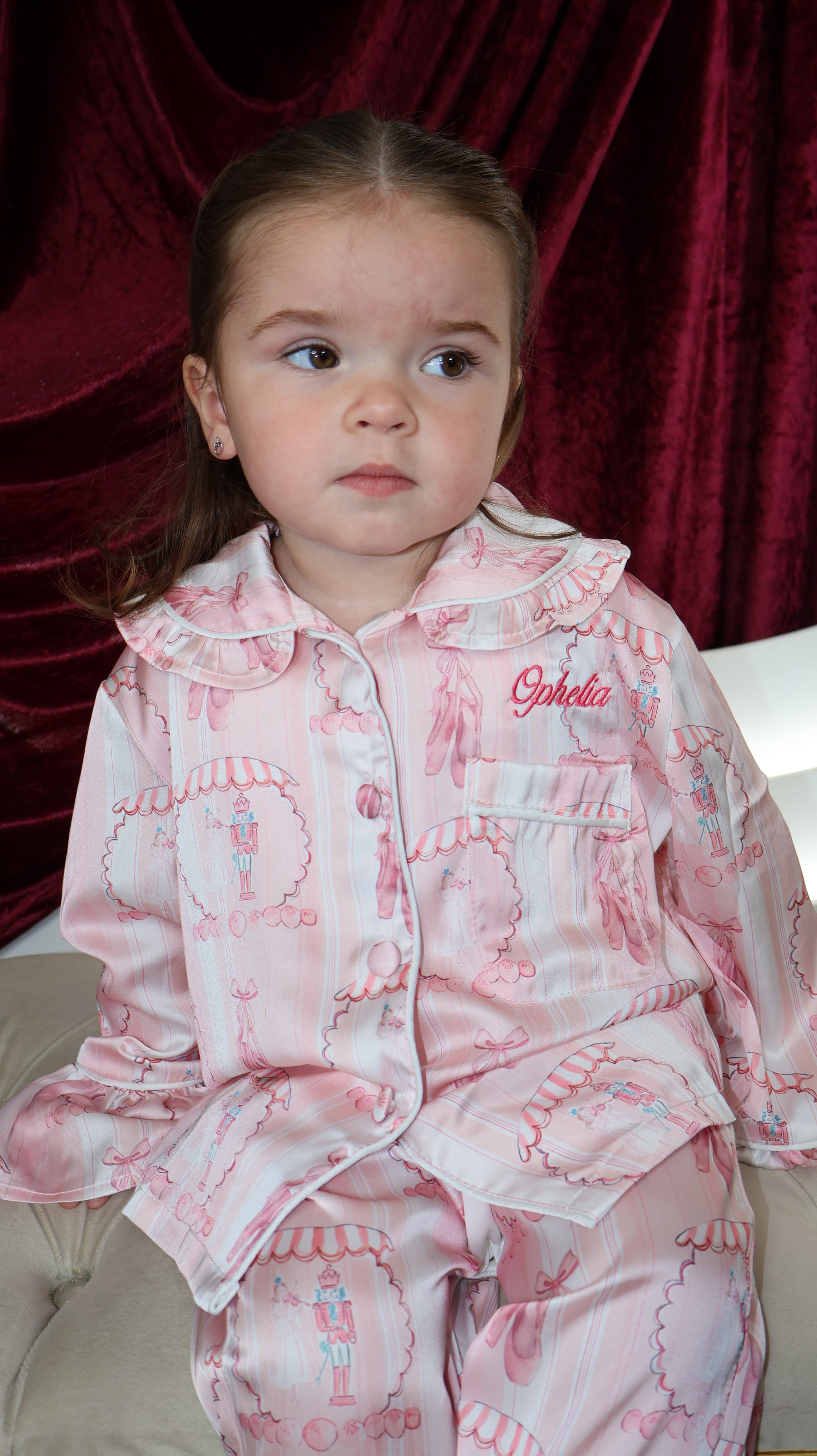 Clara Beau Girls Ruffle Pyjamas
