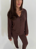 Espresso Long Jersey Set