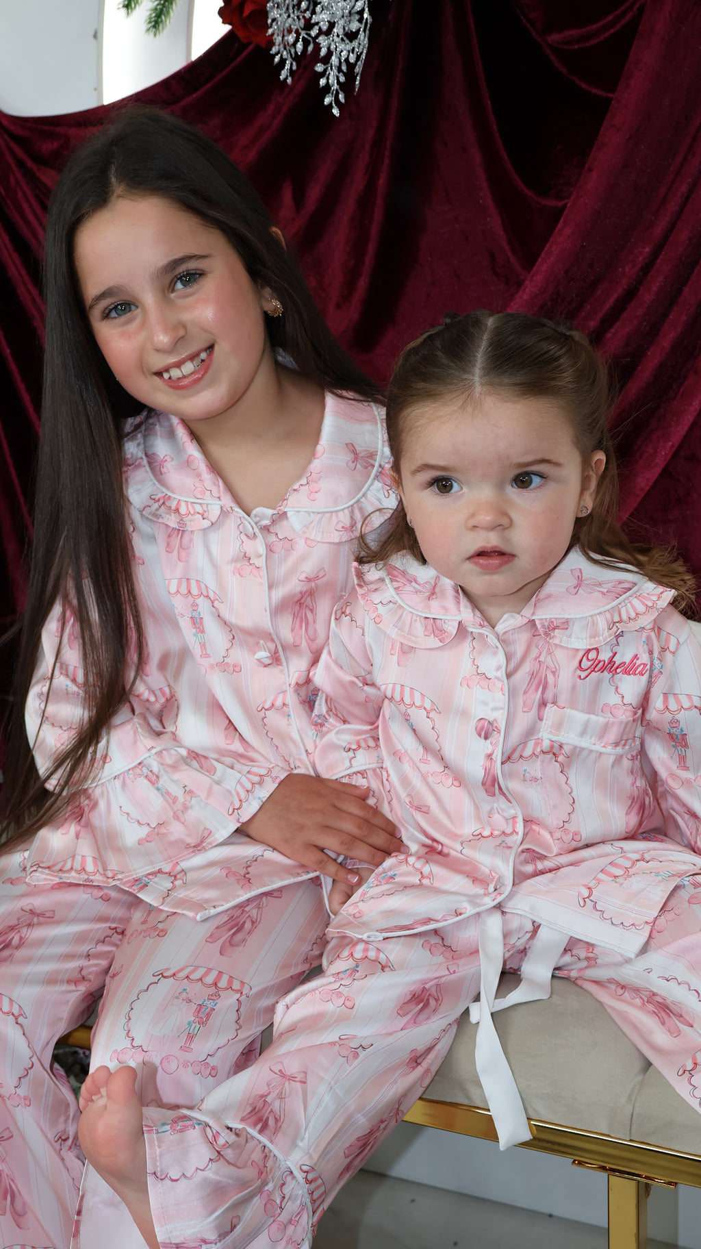 Clara Beau Girls Ruffle Pyjamas