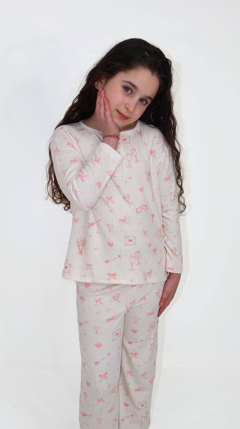 Pillowtalk Girls White Pyjamas