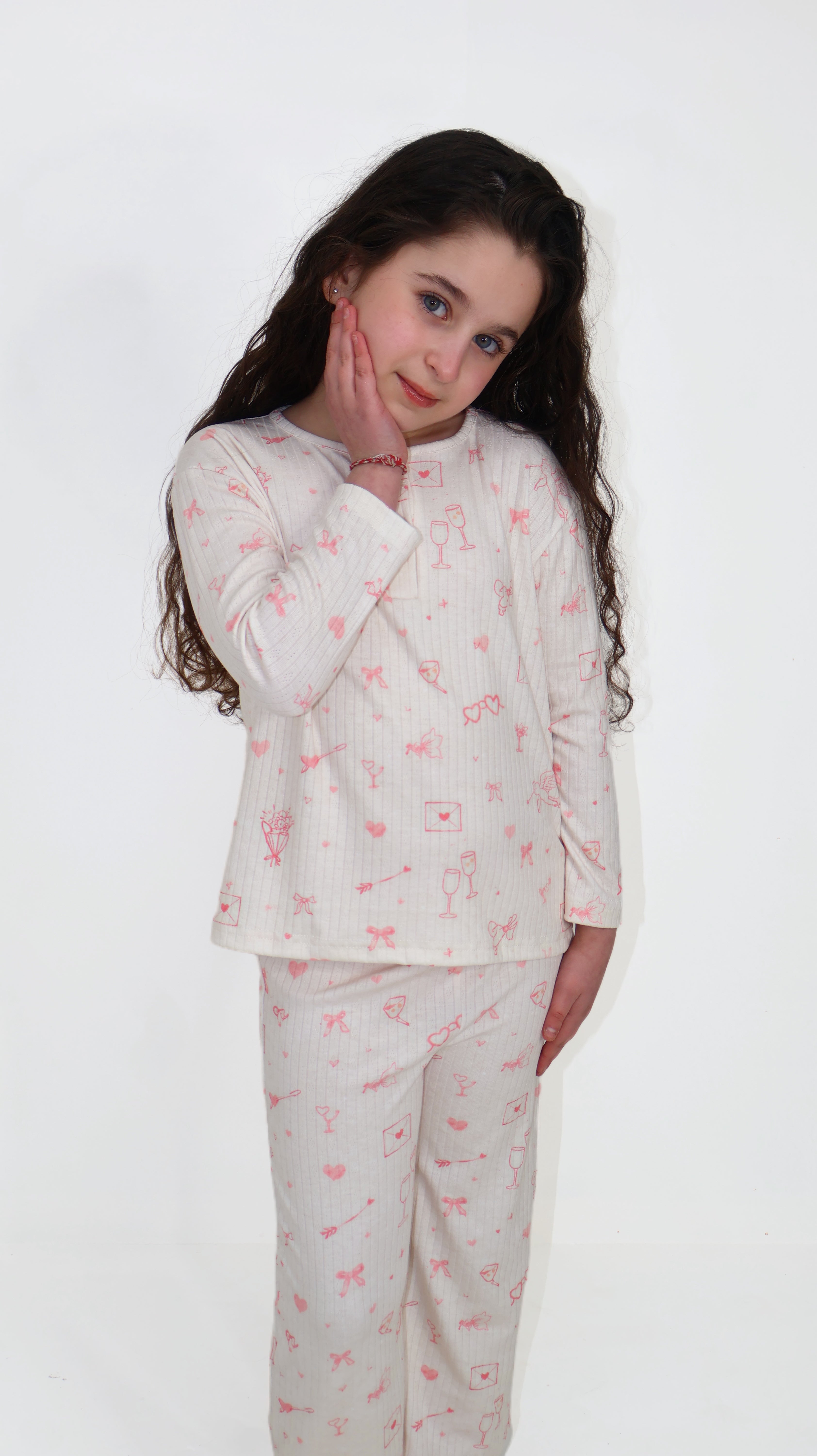 Pillowtalk Girls White Pyjamas