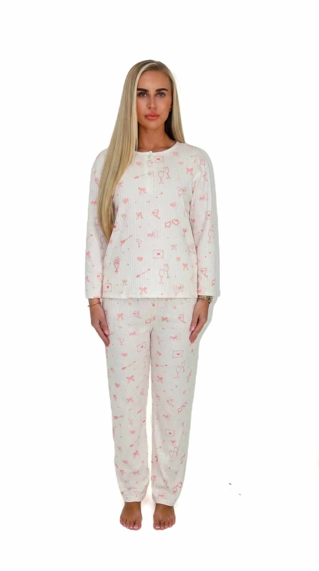 Pillowtalk Ladies Cream Pjs