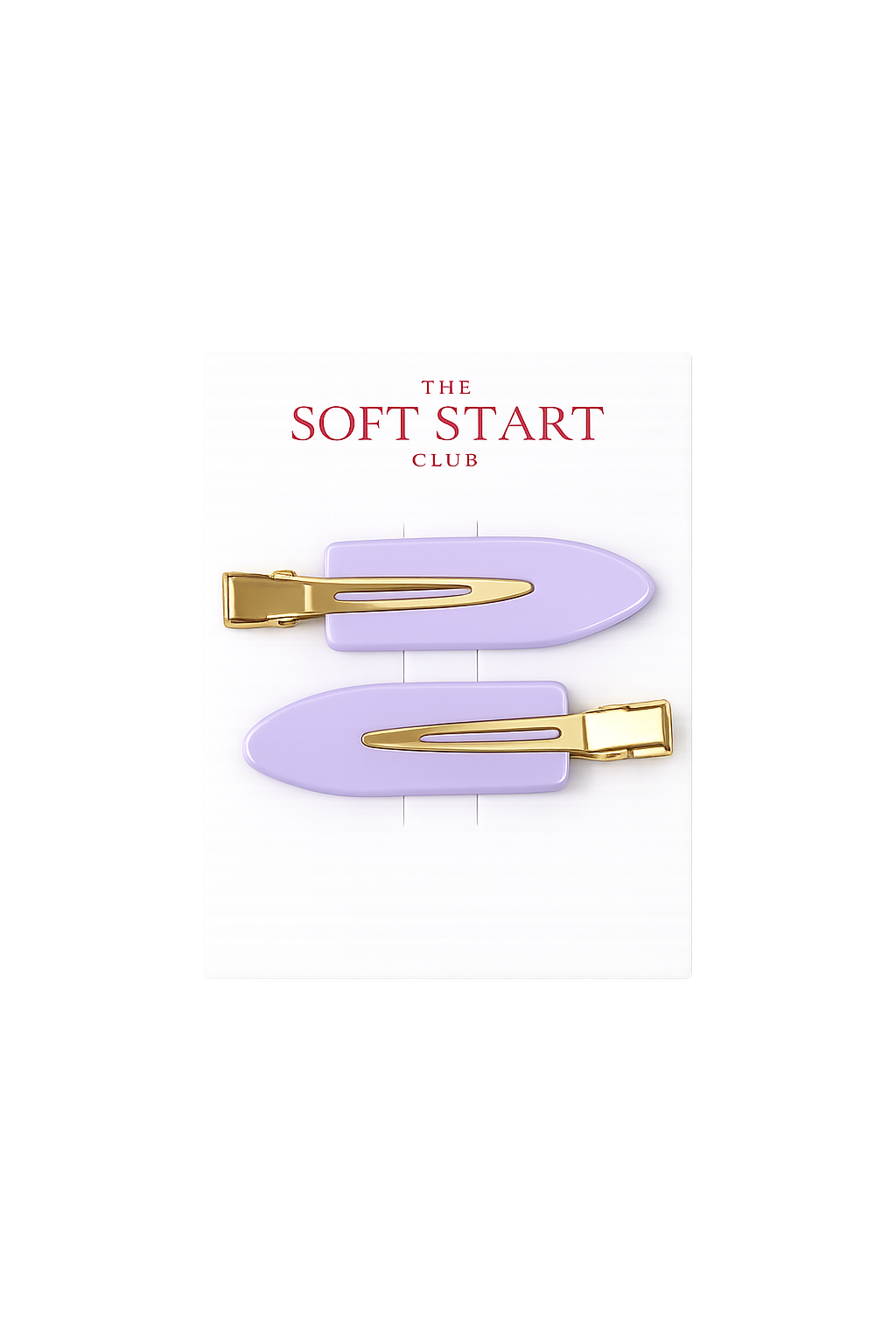 Lilac Hair Clips